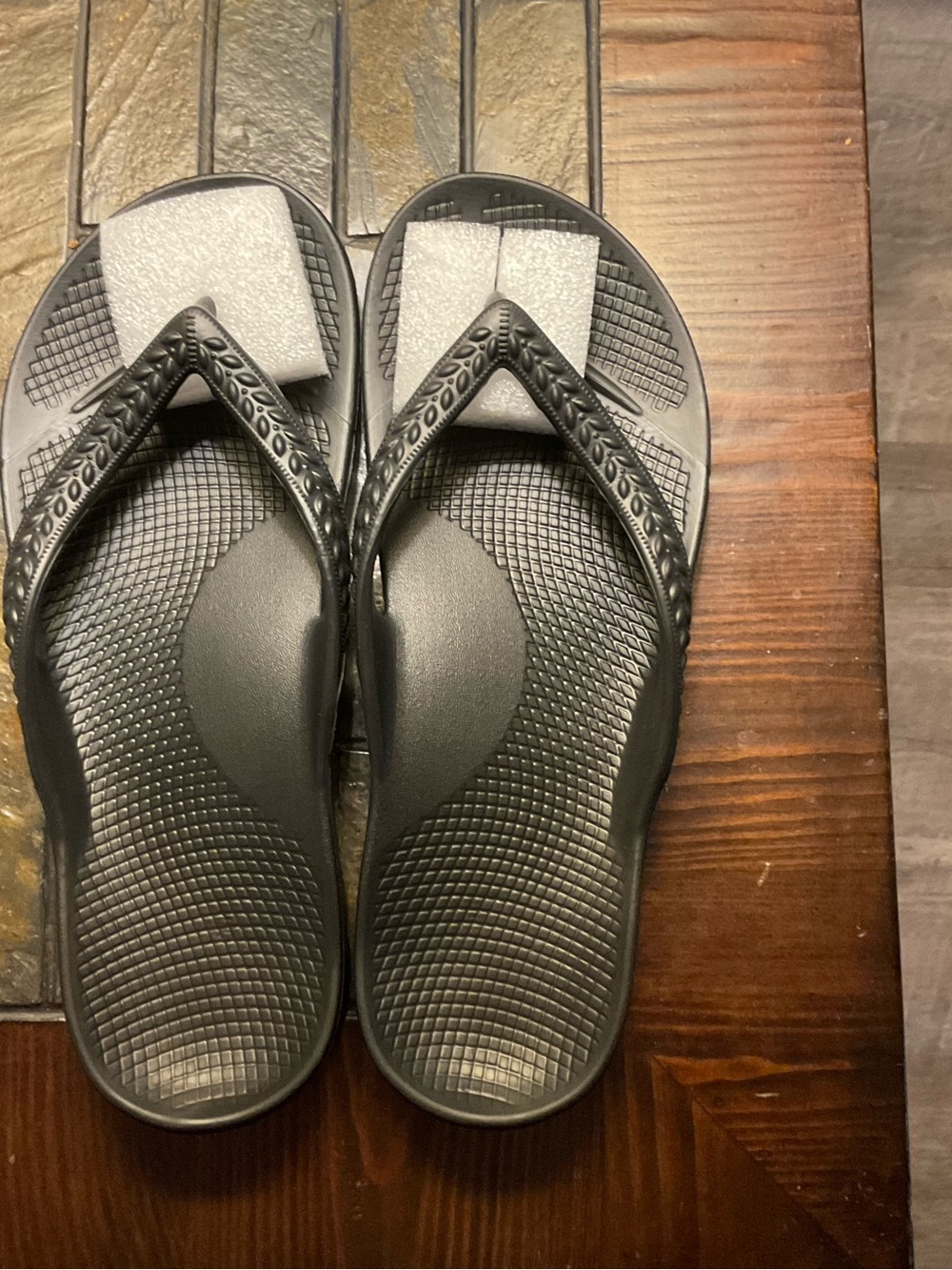 Women's Arch Support Flip Flops Orthopedic Summer Pool Slides 7.5. - 8